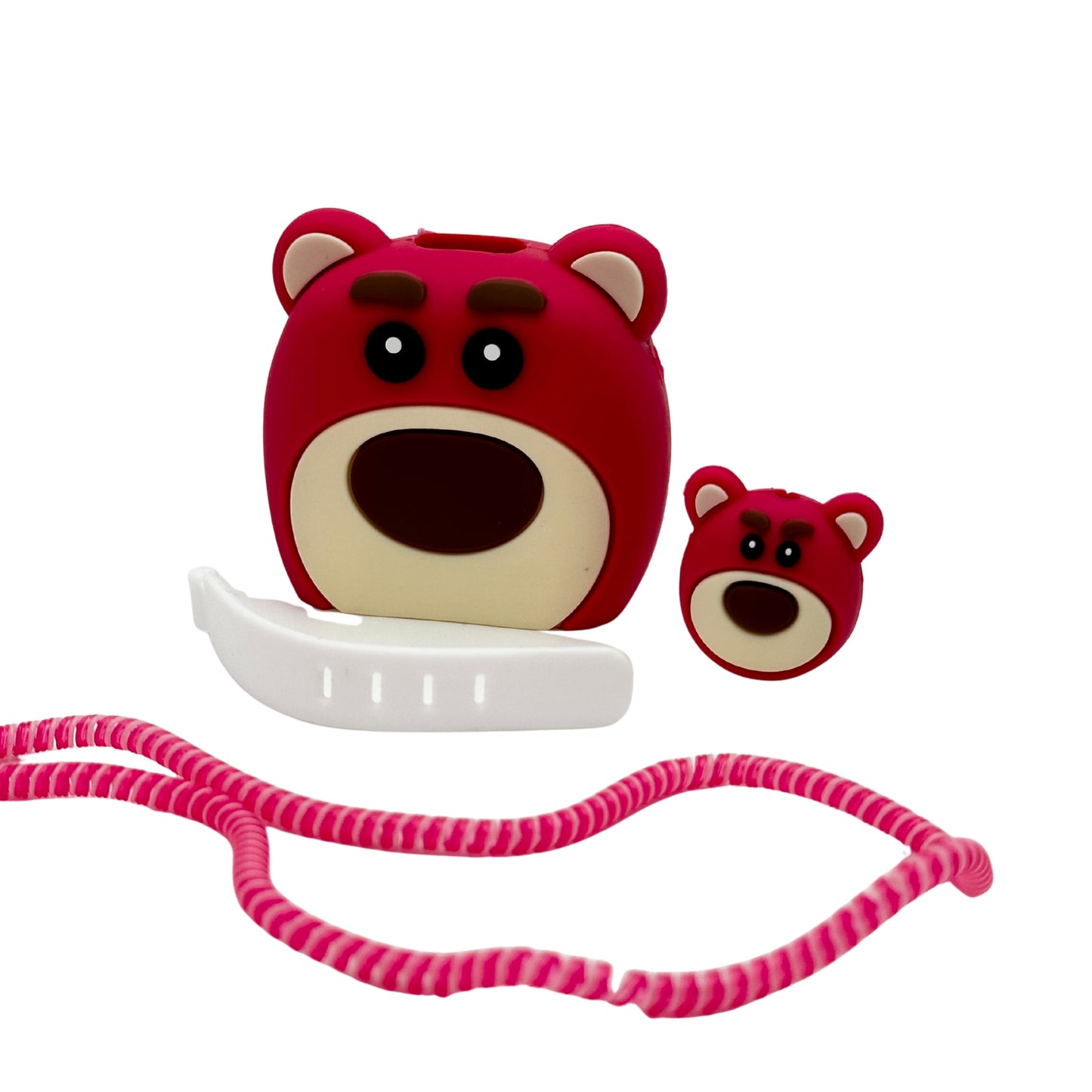 COVER DISEÑO MAS PROTECTOR DE CABLE CARGADOR IPHONE 20W