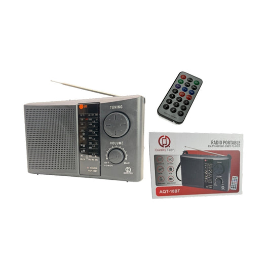 Radio con Control AQT-18BT con control y caja